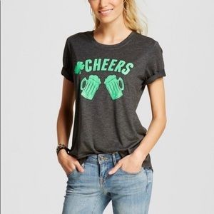 Zoe + Liv Cheers St. Patrick’s Day Shirt S